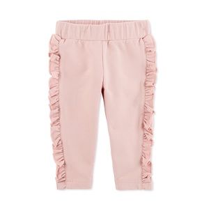 NWT Carter’s Pink Ruffled Pants Joggers Size 18mo